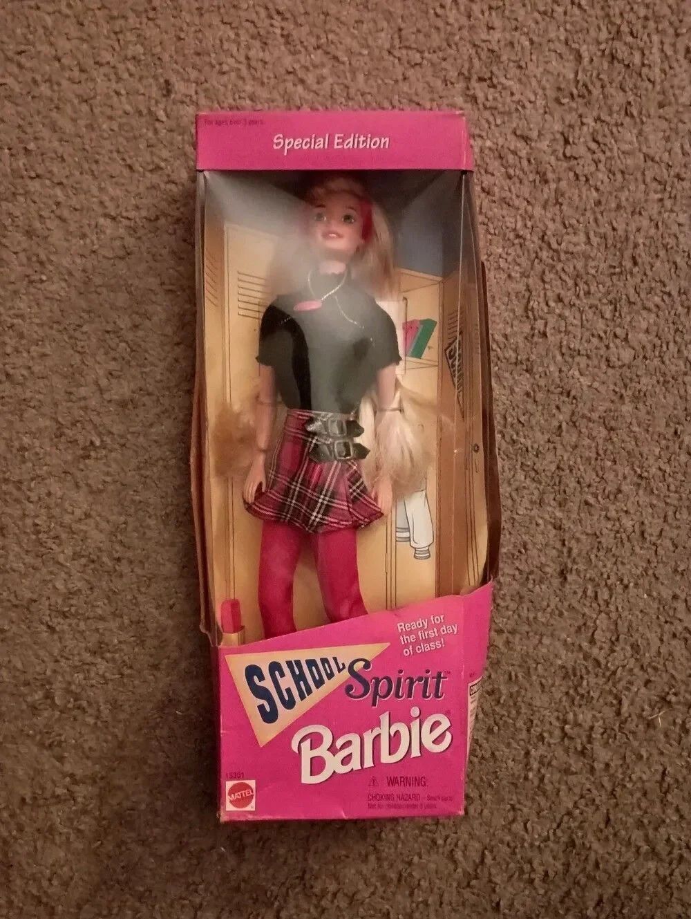 1995 MATTEL SCHOOL SPIRIT SPECIAL EDITION VINTAGE BARBIE DOLL BRAND NEW IN BOX